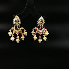 Ruby Kundan Chandbali 16478 - Dazzles Jewellery