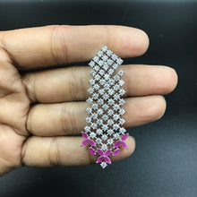 Choker Zircon/AD Necklace Set 3164-11 - Dazzles Jewellery