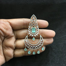 Mint Green AD Earring - Dazzles Jewellery