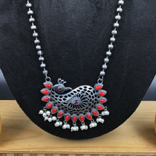 Medium Oxidized Pendant Set 4325-81 - Dazzles Jewellery