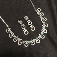 Round Neck Zircon/AD Necklace Set 5930-69 - Dazzles Jewellery