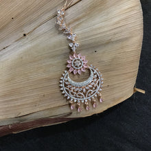 Zircon/AD Maang Tikka 1196-69 - Dazzles Jewellery