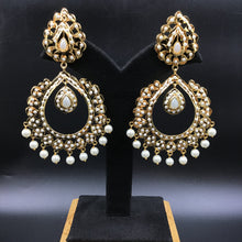 Chandbali Jadau Earring 5987-65 - Dazzles Jewellery