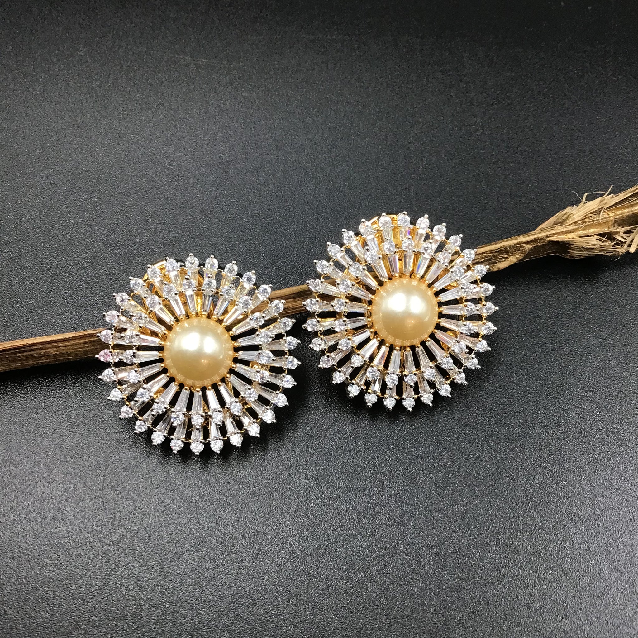Tops/Studs Zircon/AD 3285-08 - Dazzles Jewellery