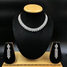 Round Neck Zircon/AD Necklace 3262-08 - Dazzles Jewellery
